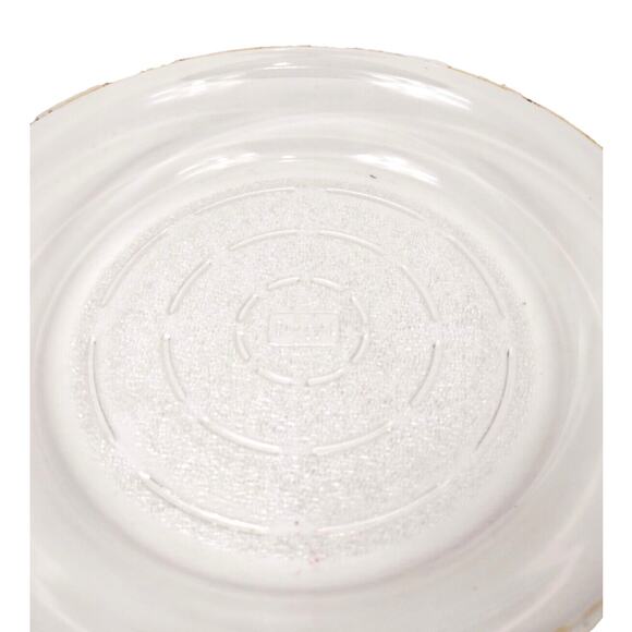 Vintage Glasbake 8.5” Glass Pie Pan Plate Textured Bottom 244 Made in U.S.A - Picture 7 of 7